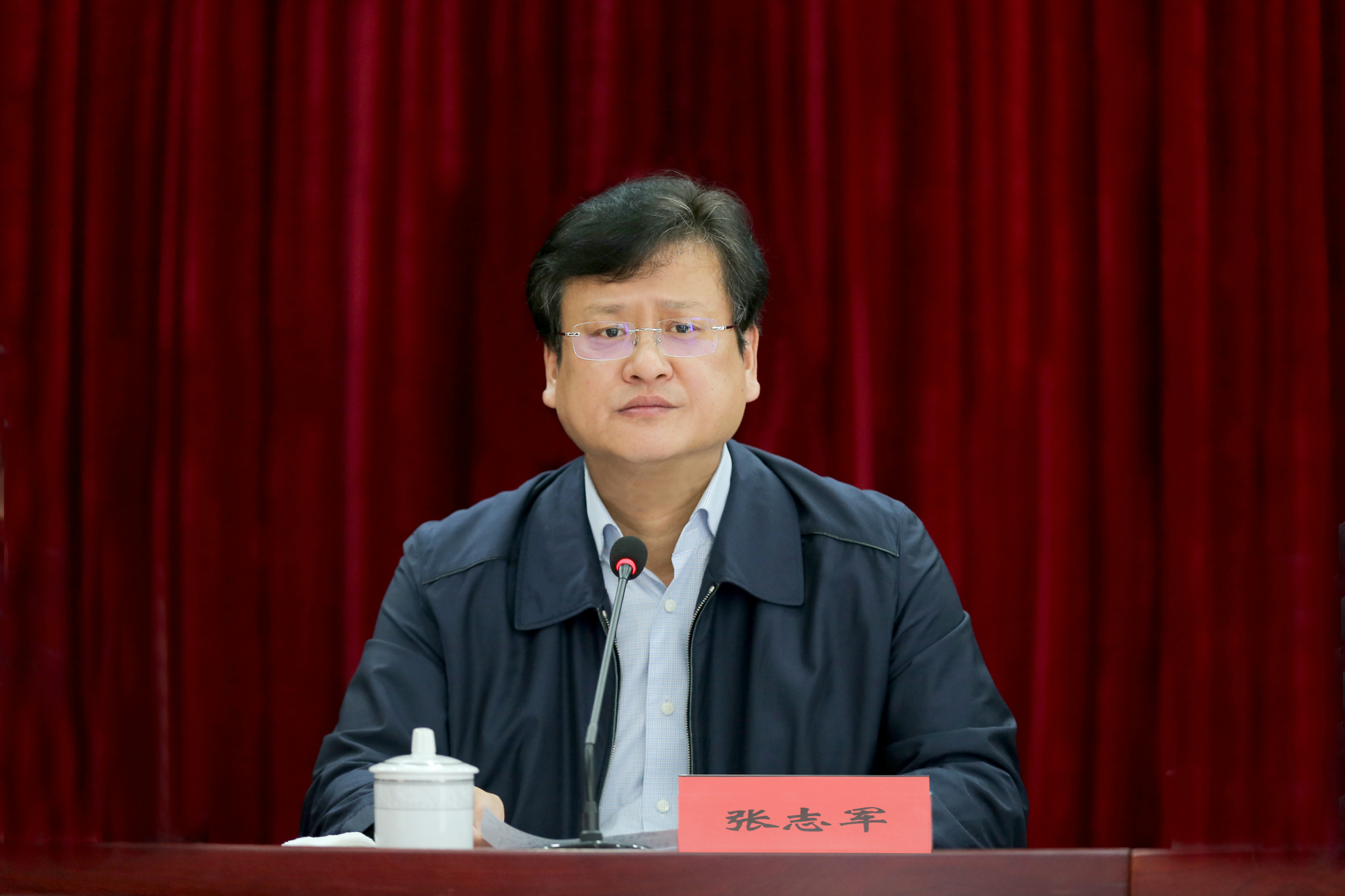 省联社党委书记,理事长张志军作重要讲话省联社党委副书记,主任李勤