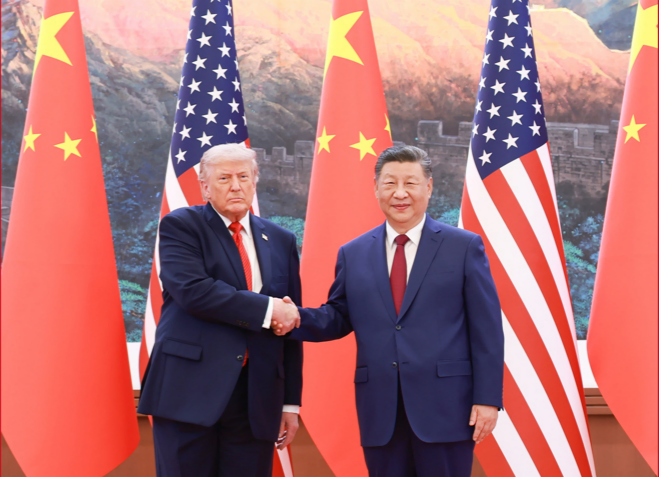 习近平同美国总统特朗普会谈